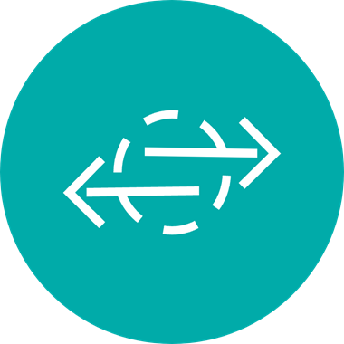 Home friction circle aqua